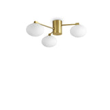 Lustra HERMES PL3 D60 OTTONE 317007