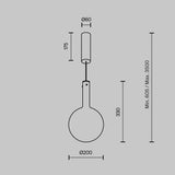 Lustra NEBULA MOD182PL-L4W3K