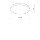 Plafoniera AGNES ROUND LED PRO 22W, 4000K 10972