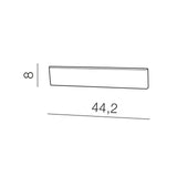 Aplica NORMAL WALL L BK AZ4177