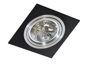 Spot Incastrat SIRO 1 BLACK/ALUMINIUM AZ0769