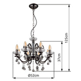 Candelabru CAMILA 64134-8