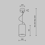 Lustra EFIR P089PL-25W3K-MG