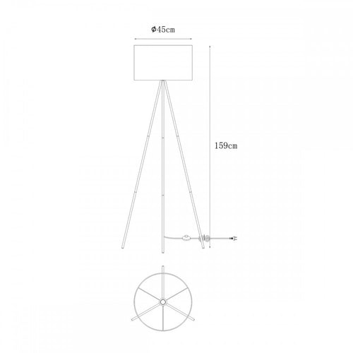 Lampadar CARA A4001-BK