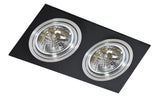 Spot Incastrat SIRO 2 BLACK/ALUMINIUM AZ0772