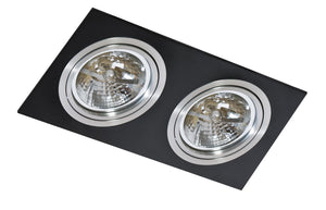 Spot Incastrat SIRO 2 BLACK/ALUMINIUM AZ0772