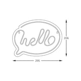 Aplica NEON HELLO FM-NL41