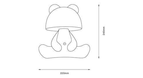 Veioza BUNNY KDR-6303-PK