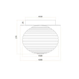 Plafoniera I-RIPPLE-PL20-ORO