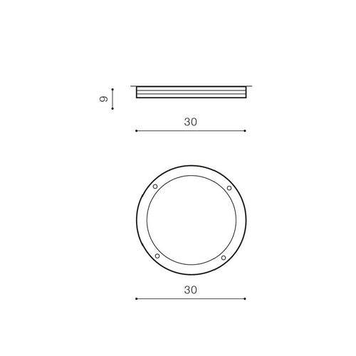 Plafoniera FANO R 30 WH AZ4373