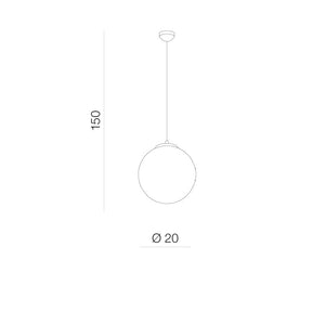Lustra WHITE BALL 20 AZ1325
