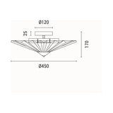 Plafoniera FLOAT 144-24076
