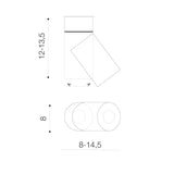 Spot Aplicat SIENA 10W 3000K AZ2214