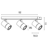 Plafoniera ALINE 144-60008