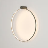 Plafoniera CIRCOLO LED SILK OLIVE M 3000K 11402