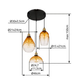 Lustra SALVY 15786-3H1