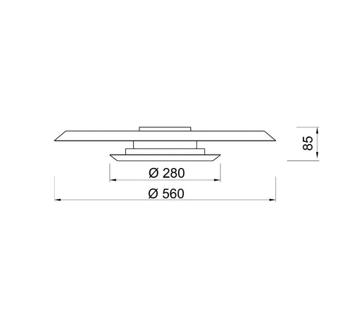 Plafoniera TINA 9002