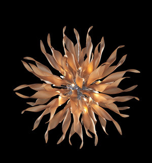 Candelabru MOONLIGHT 670170 25L/58 ARMS FROSTED HONEY