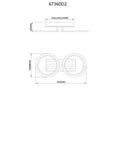 Plafoniera BLEVINS 67360D2
