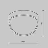 Plafoniera MON O438CL-L12GF3K