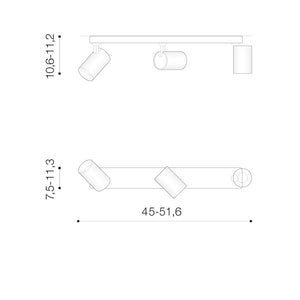 Plafoniera EXO 3 AZ3198