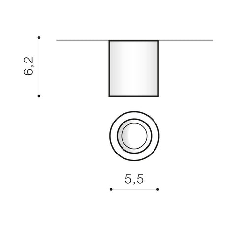 Spot Aplicat ROUND AZ2784
