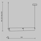 Lustra FLAT MOD296PL-L20BS3K