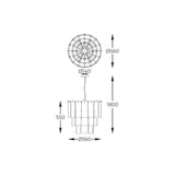 Candelabru NIRA MD3523-14L-EGN