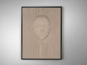 Tablou BEIGE FACE 302050 / BAS-RELIEF