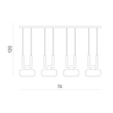 Lustra RUBIC 4A AZ0494