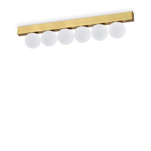 Plafoniera PING PONG PL6 OTTONE 328263