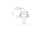 Spot Incastrat MONO SLIDE 10800