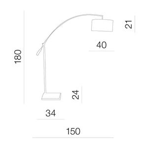 Lampadar BIANCA AZ0005