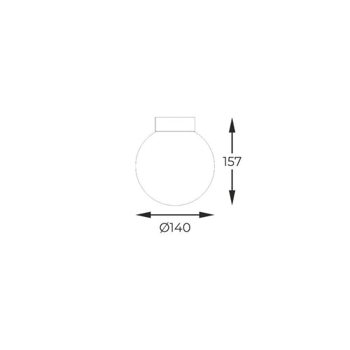Plafoniera ARCTURUS C0574-01D-P7AA