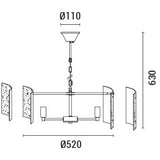 Candelabru FOLIA 144-24056