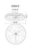Plafoniera CELESTE 03643