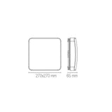 Plafoniera I-MOON-Q28-CCT