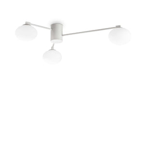 Lustra HERMES PL3 D90 BIANCO 322674
