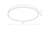 Plafoniera AGNES ROUND LED PRO 32W 3000K 10979