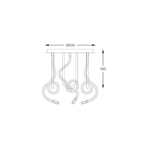 Plafoniera BALBO 2023573-BK