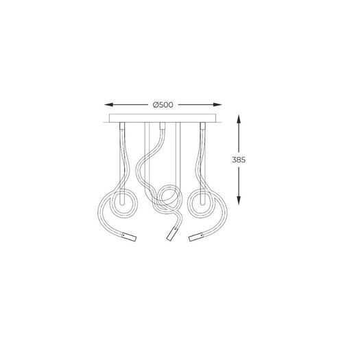 Plafoniera BALBO 2023573-BK