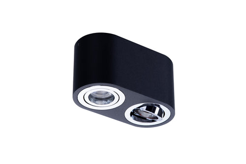 Spot Aplicat BRANT 2 BLACK/CHROME AZ2930