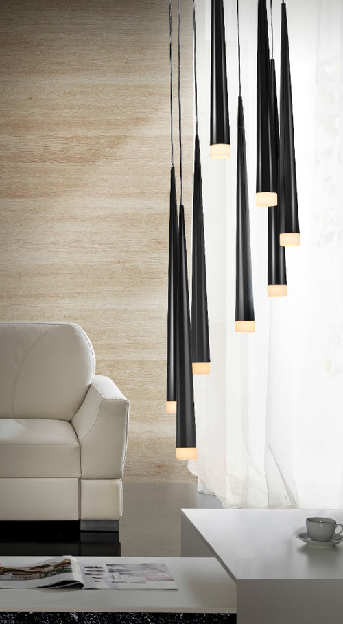 Lustra STYLO 8 BK AZ0161