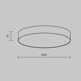 Plafoniera ZON C032CL-45W3K-RD-B