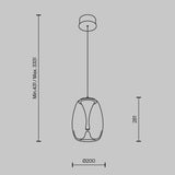 Lustra SPLASH MOD282PL-L8G3K1