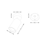 Spot Aplicat TORE TLS006-WH
