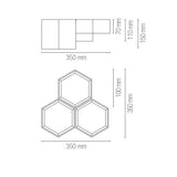 Plafoniera LED-VORTEX-PL3