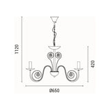 Candelabru DUKE 144-47015