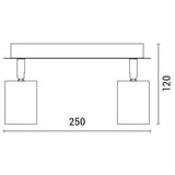 Plafoniera LUXY 145-25266