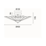Plafoniera FLOAT 144-24077